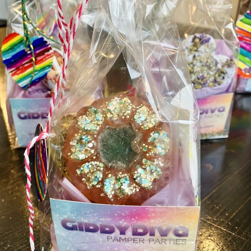 Giddy Diva soap goodie bag