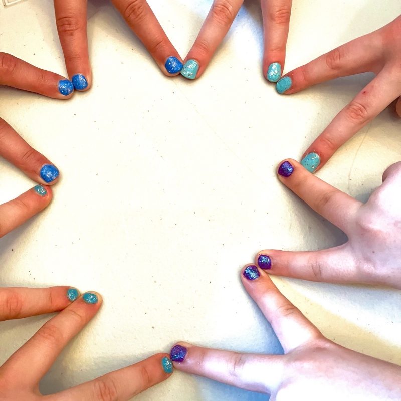 nail are at our spa party
